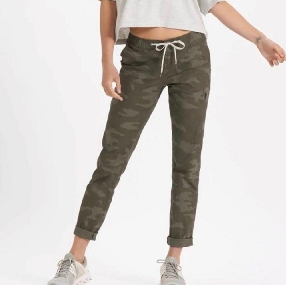 Vuori Ripstop in Oregano Camo Camouflage Stretch Cotton Pants Size Small